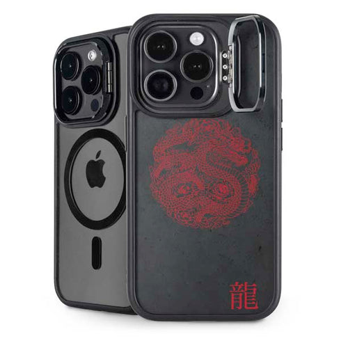 Red Dragon iPhone 16 Pro Kickstand Case
